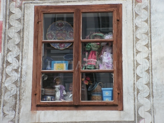 Český Krumlov - okno