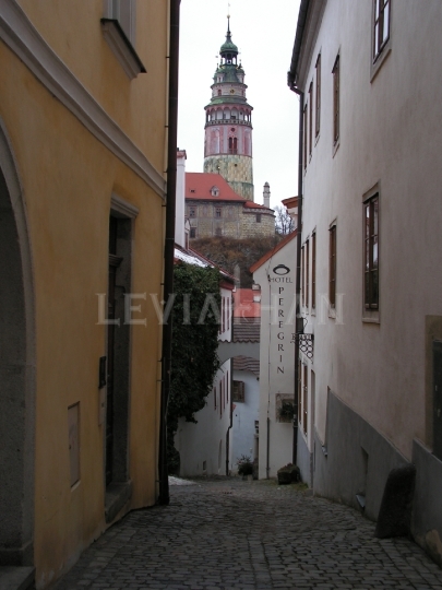 Český Krumlov - věž zámku