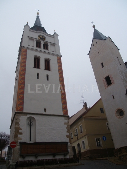 Městská zvonice a Kostel navštívení Panny Marie - Vimperk
