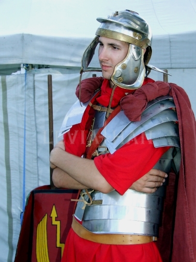 Replika zbroje římského vojáka