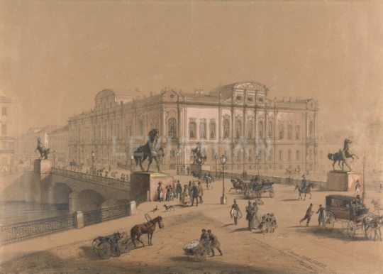 Charlemagne, Iosif Iosifovich (1824-1870) - The Beloselsky-Belozersky Palace in Saint Petersburg